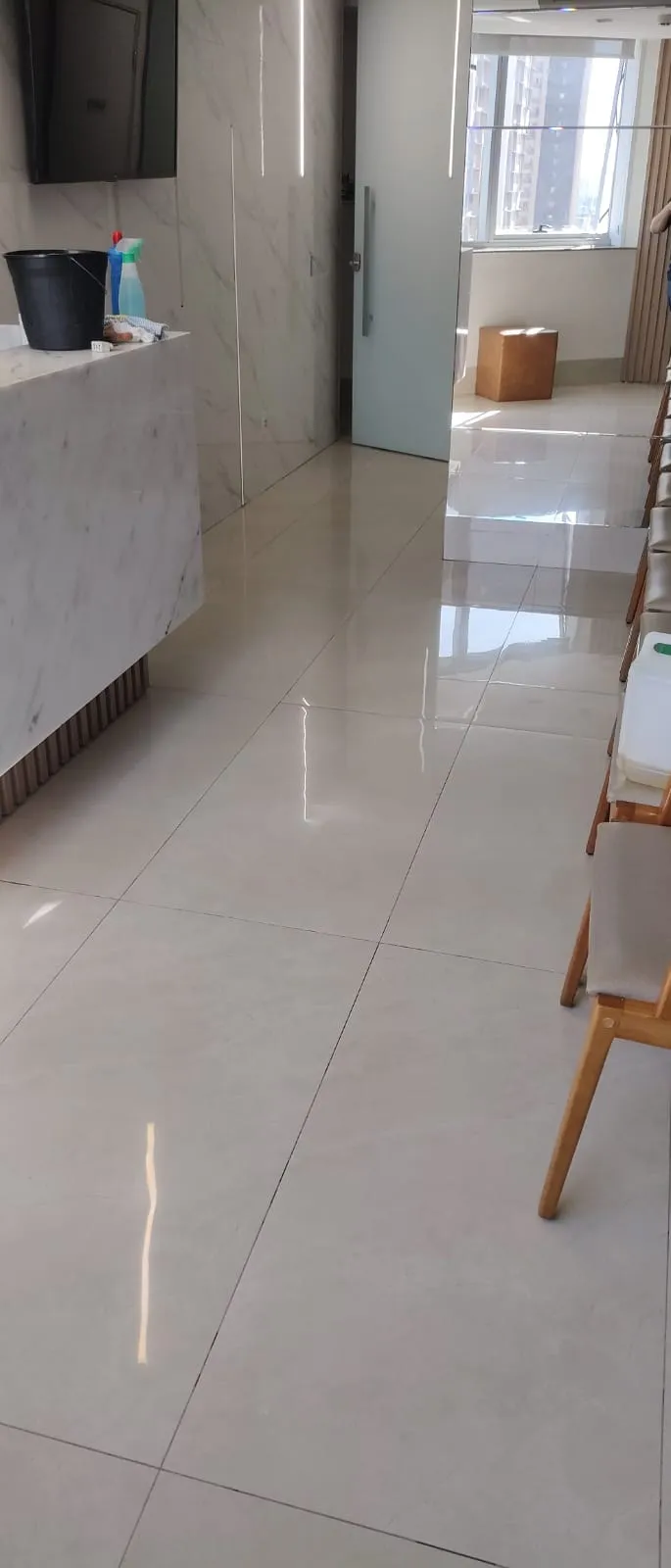 Higienização de leito hospitalar