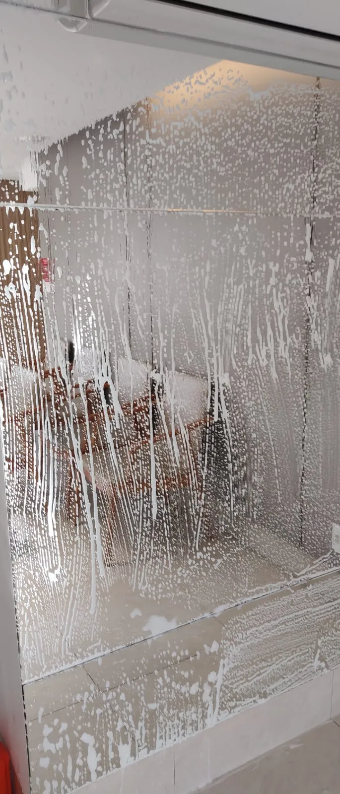 Limpeza de fachada de vidro